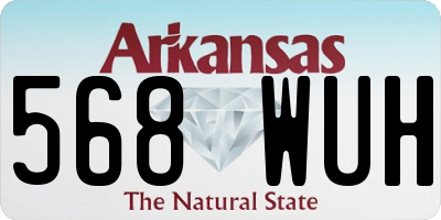 AR license plate 568WUH