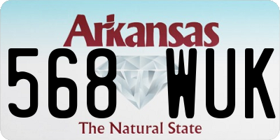 AR license plate 568WUK