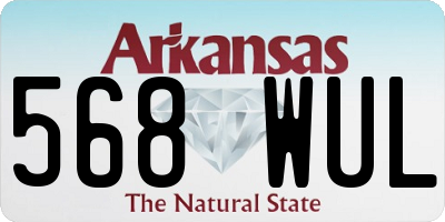 AR license plate 568WUL