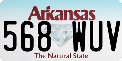 AR license plate 568WUV