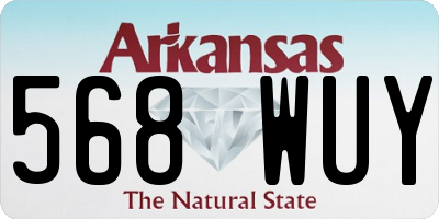 AR license plate 568WUY