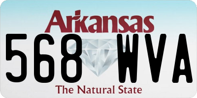 AR license plate 568WVA
