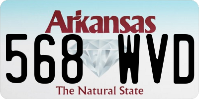 AR license plate 568WVD