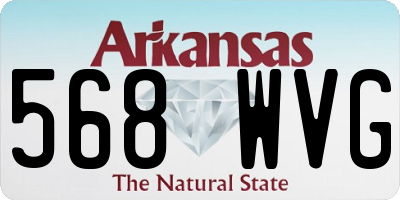 AR license plate 568WVG