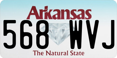 AR license plate 568WVJ