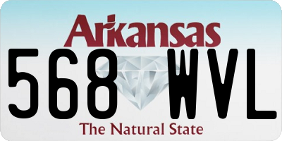AR license plate 568WVL