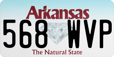 AR license plate 568WVP