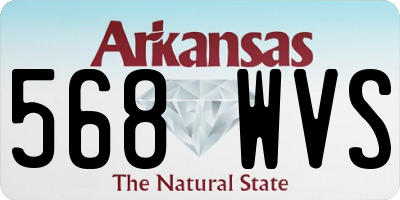 AR license plate 568WVS
