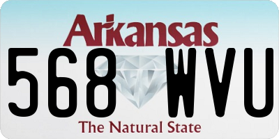 AR license plate 568WVU