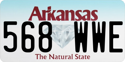 AR license plate 568WWE