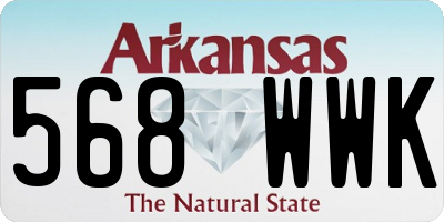 AR license plate 568WWK