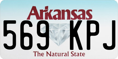 AR license plate 569KPJ