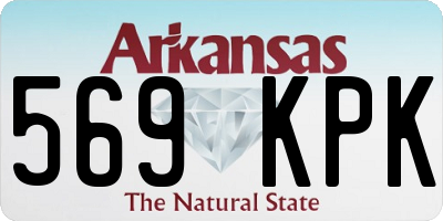 AR license plate 569KPK