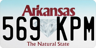 AR license plate 569KPM