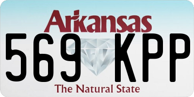 AR license plate 569KPP