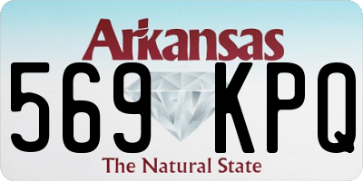 AR license plate 569KPQ