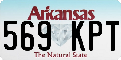 AR license plate 569KPT