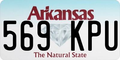 AR license plate 569KPU