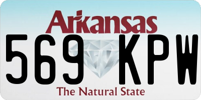 AR license plate 569KPW
