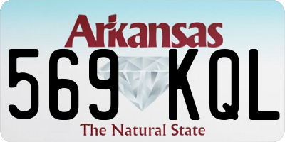 AR license plate 569KQL