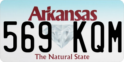 AR license plate 569KQM