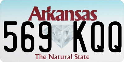 AR license plate 569KQQ