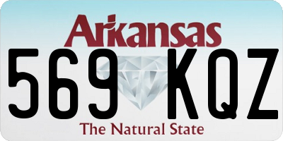 AR license plate 569KQZ