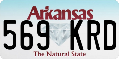 AR license plate 569KRD
