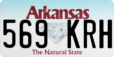 AR license plate 569KRH