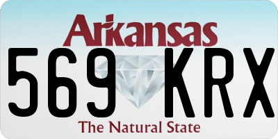 AR license plate 569KRX