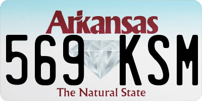 AR license plate 569KSM