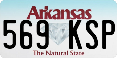 AR license plate 569KSP