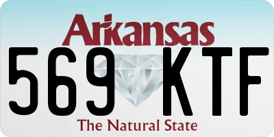 AR license plate 569KTF