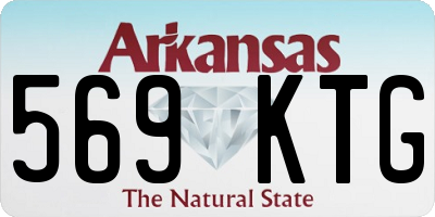 AR license plate 569KTG