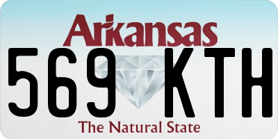 AR license plate 569KTH