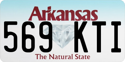 AR license plate 569KTI