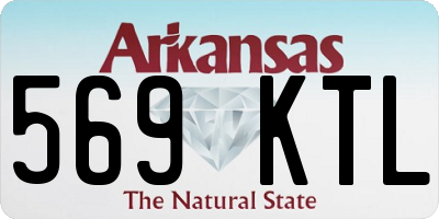 AR license plate 569KTL