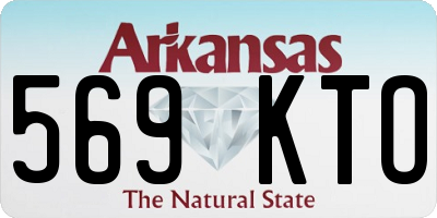 AR license plate 569KTO