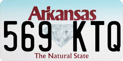 AR license plate 569KTQ