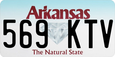 AR license plate 569KTV