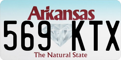 AR license plate 569KTX