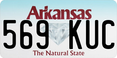 AR license plate 569KUC