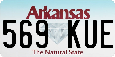 AR license plate 569KUE