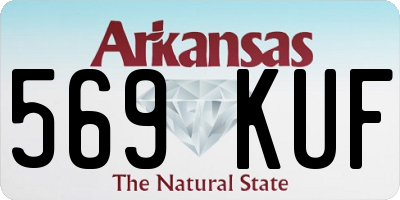 AR license plate 569KUF
