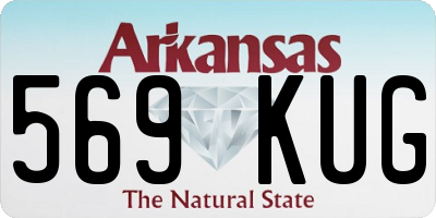 AR license plate 569KUG