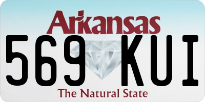 AR license plate 569KUI