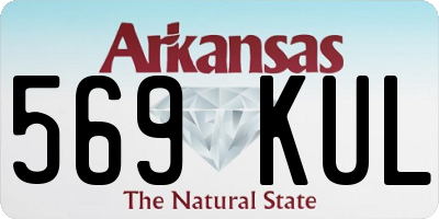 AR license plate 569KUL