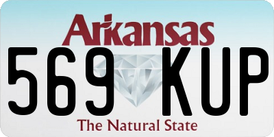 AR license plate 569KUP