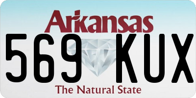 AR license plate 569KUX