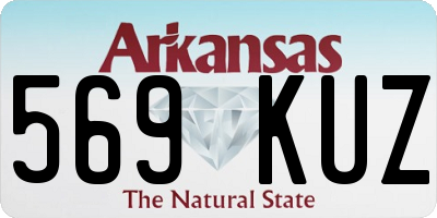 AR license plate 569KUZ